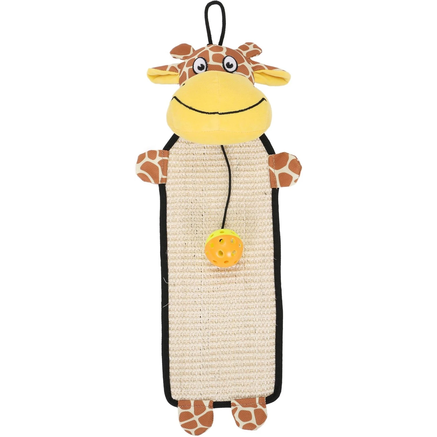 Pet Life Paw-Pleasant Eco-Natural Sisal & Jute Hanging Carpet Kitty Cat Scratcher & Toy 3 Pet Life Paw-Pleasant Eco-Natural Sisal & Jute Hanging Carpet Kitty Cat Scratcher & Toy