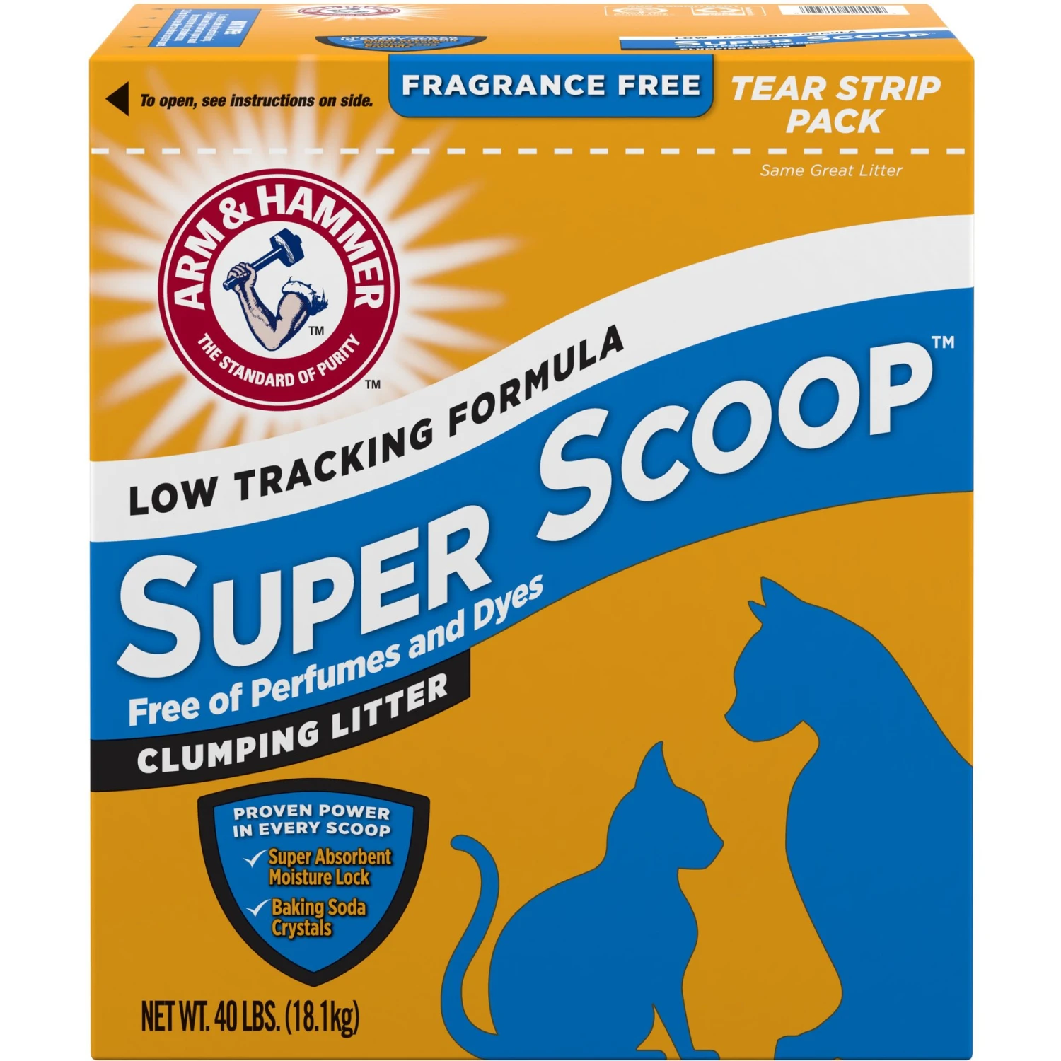 Arm & Hammer Litter Super Scoop Unscented Clumping Clay Cat Litter 3 Arm & Hammer Litter Super Scoop Unscented Clumping Clay Cat Litter