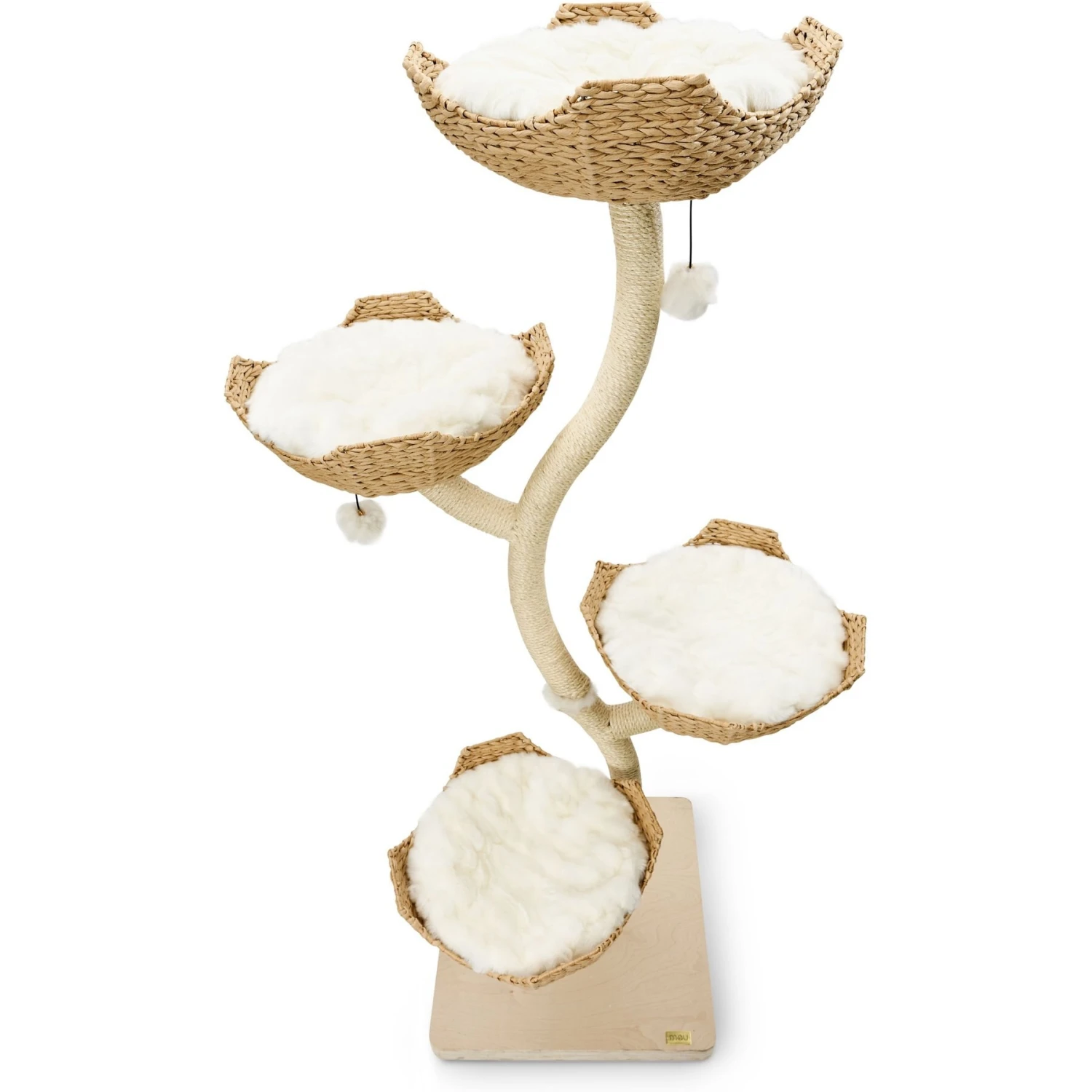 Mau Lifestyle Ivy Cat Tree, White, Large 6 Mau Lifestyle Ivy Cat Tree, White, Large - Image 4