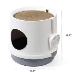 Hanamya Cat Litter Box With Scoop & Scratcher 14 Hanamya Cat Litter Box With Scoop & Scratcher -Pet Supplies Store 677142 PT3. AC SS1800 V1680729844