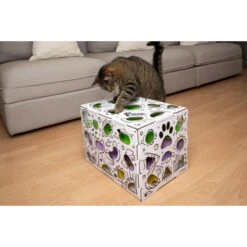 Cat Amazing Mega-Interactive Treat Maze & Puzzle Cat Toy, White -Pet Supplies Store 685438 PT8. AC SS1800 V1669738438