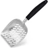 SunGrow Wide & Deep Metal Cat Litter Scooper