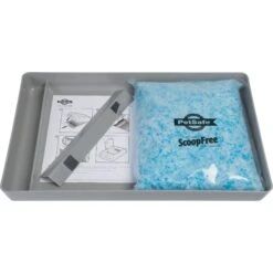 PetSafe ScoopFree Premium Crystal Litter 2-Pack & PetSafe ScoopFree Complete Reusable Litter Tray -Pet Supplies Store 694158 PT5. AC SS1800 V1668549456