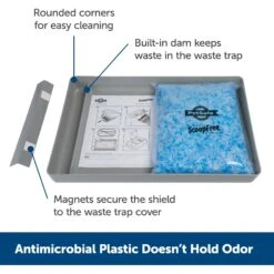 PetSafe ScoopFree Premium Crystal Litter 2-Pack & PetSafe ScoopFree Complete Reusable Litter Tray -Pet Supplies Store 694158 PT6. AC SS1800 V1668531825