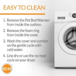 K&H Pet Products Thermo-Kitty Bed Deluxe Indoor Heated Cat Bed -Pet Supplies Store 69581 PT2. AC SS1800 V1624629502