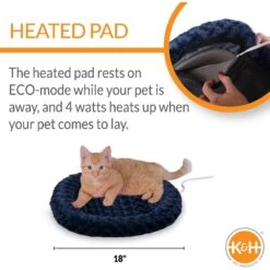 K&H Pet Products Thermo-Kitty Fashion Splash Indoor Heated Cat Bed -Pet Supplies Store 69677 PT1. AC SS1800 V1613068950