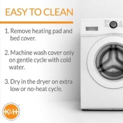 K&H Pet Products Thermo-Kitty Fashion Splash Indoor Heated Cat Bed -Pet Supplies Store 69677 PT3. AC SS1800 V1613068432