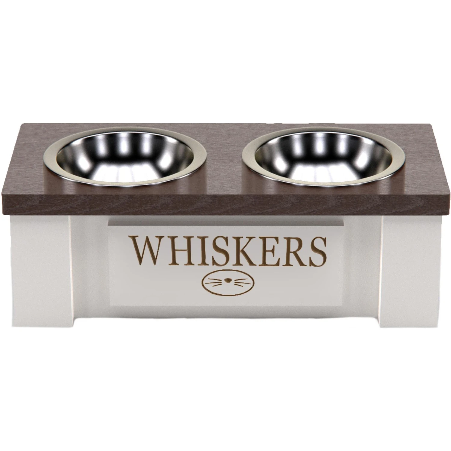 GrooveThis Woodshop Personalized Cat Feeder Station, 2-cup 3 GrooveThis Woodshop Personalized Cat Feeder Station, 2-cup