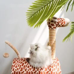 ZEZE Giraffe Tree With Tunnel & Scratcher Cat Furniture, Large 12 ZEZE Giraffe Tree With Tunnel & Scratcher Cat Furniture, Large -Pet Supplies Store 700534 PT3. AC SS1800 V1668024632