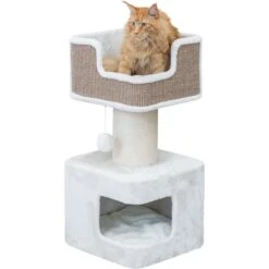 TRIXIE Ava Cat Scratching Post, XX-Large, Brown/White -Pet Supplies Store 701422 PT2. AC SS1800 V1668544964