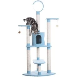 Armarkat 66-in Faux Fleece Cat Tree & Condo 18 Armarkat 66-in Faux Fleece Cat Tree & Condo -Pet Supplies Store 70204 PT7. AC SS1800 V1582739712