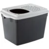 Ferplast "Jumpy" With Top Entrance Cat Litter Box, Black, Large -Pet Supplies Store 703926 MAIN. AC SS1800 V1668447247