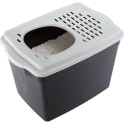Ferplast "Jumpy" With Top Entrance Cat Litter Box, Black, Large 10 Ferplast "Jumpy" With Top Entrance Cat Litter Box, Black, Large -Pet Supplies Store 703926 PT2. AC SS1800 V1668457891