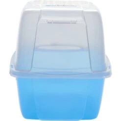 Van Ness Translucent Enclosed Cat Litter Pan -Pet Supplies Store 70455 PT2. AC SS1800 V1536765007