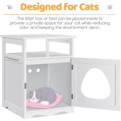 Yaheetech Box Furniture With Open Shelf Cat Litter Box 13 Yaheetech Box Furniture With Open Shelf Cat Litter Box -Pet Supplies Store 705174 PT4. AC SS1800 V1687373904