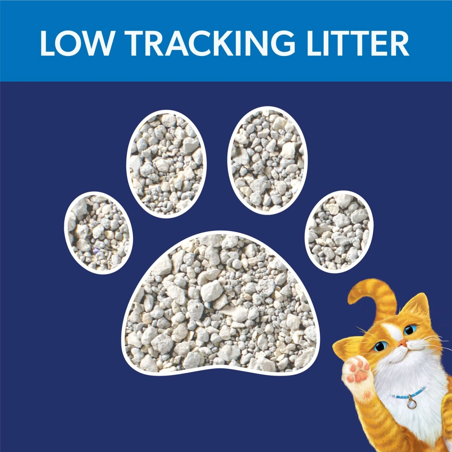 Fresh Step Clean Paws Calm Low Tracking Rose & Chamomile Scented Clumping Cat Litter 5 Fresh Step Clean Paws Calm Low Tracking Rose & Chamomile Scented Clumping Cat Litter - Image 3