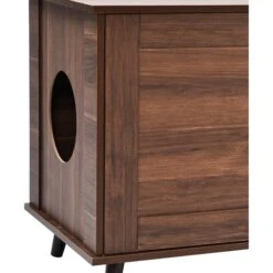 Sam's Pets Becky Box Enclosure End Table Cat Litter, Brown, Medium -Pet Supplies Store 713035 PT2. AC SS1800 V1669239519