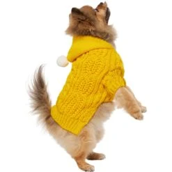 Frisco Sherpa Lined Chunky Cable Knit Dog & Cat Hooded Sweater 12 Frisco Sherpa Lined Chunky Cable Knit Dog & Cat Hooded Sweater -Pet Supplies Store 718374 PT2. AC SS1800 V1703184631