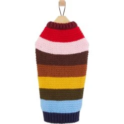 Frisco Chunky Knit Multi-Stripe Dog & Cat Sweater 13 Frisco Chunky Knit Multi-Stripe Dog & Cat Sweater -Pet Supplies Store 718662 PT3. AC SS1800 V1692977992