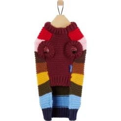Frisco Chunky Knit Multi-Stripe Dog & Cat Sweater 14 Frisco Chunky Knit Multi-Stripe Dog & Cat Sweater -Pet Supplies Store 718662 PT4. AC SS1800 V1693234296