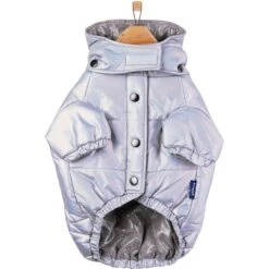 Frisco Heavy Weight Iridescent Quilted Dog & Cat Hooded Puffer Coat -Pet Supplies Store 720038 PT4. AC SS1800 V1692978554