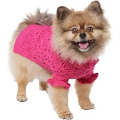 Frisco Ruffle Knit Pointelle Dog & Cat Turtleneck Sweater 12 Frisco Ruffle Knit Pointelle Dog & Cat Turtleneck Sweater -Pet Supplies Store 720646 PT2. AC SS1800 V1703194381