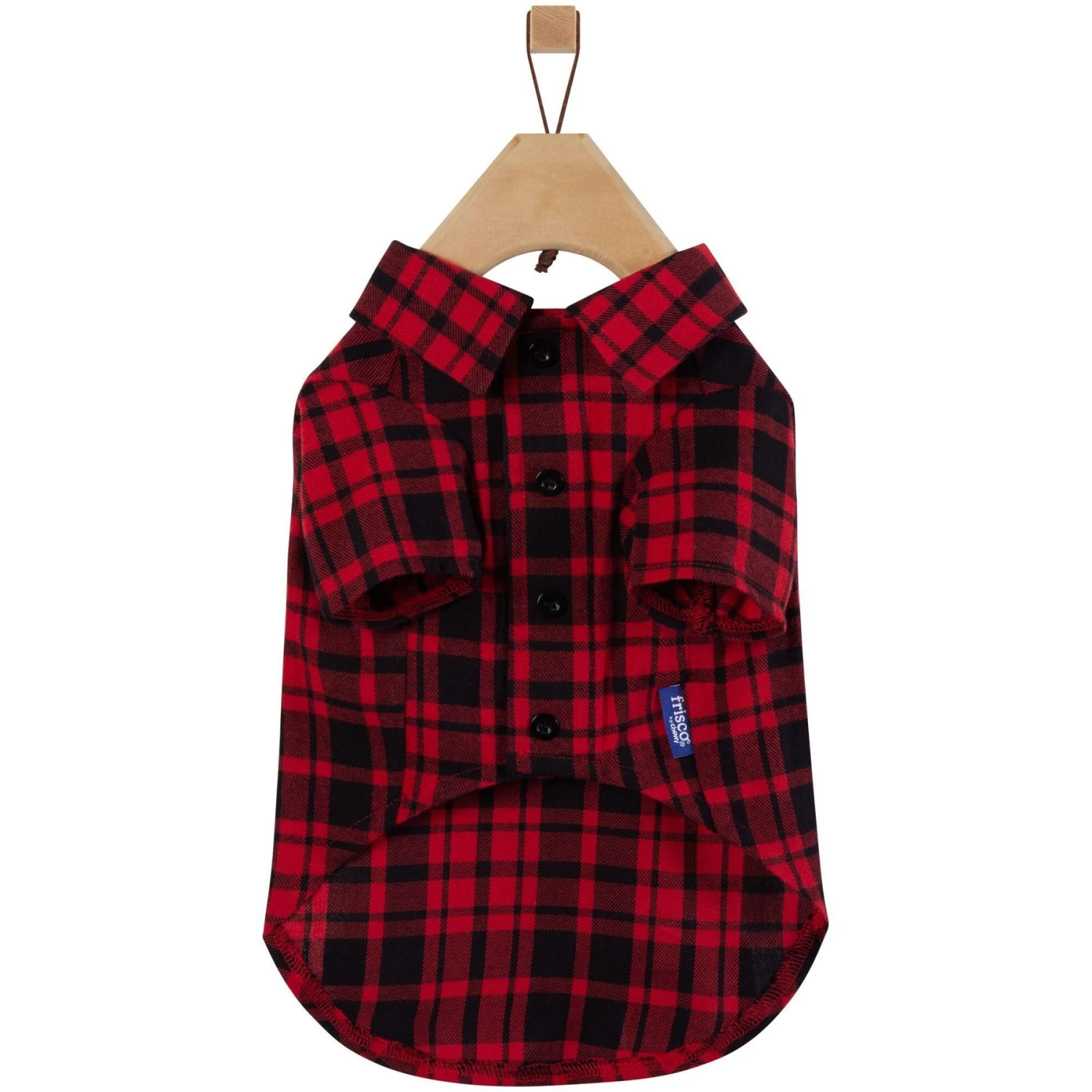 Frisco Red Tartan Plaid Dog & Cat Flannel Shirt 7 Frisco Red Tartan Plaid Dog & Cat Flannel Shirt - Image 5