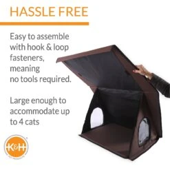 K&H Pet Products Outdoor Unheated Multi-Kitty A-Frame House 12 K&H Pet Products Outdoor Unheated Multi-Kitty A-Frame House -Pet Supplies Store 72244 PT3. AC SS1800 V1611771434
