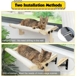Coziwow Indoor Hammock For Window Cat Perch, White 12 Coziwow Indoor Hammock For Window Cat Perch, White -Pet Supplies Store 731022 PT2. AC SS1800 V1670279325