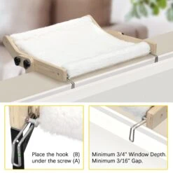 Coziwow Indoor Hammock For Window Cat Perch, White 14 Coziwow Indoor Hammock For Window Cat Perch, White -Pet Supplies Store 731022 PT4. AC SS1800 V1701363622