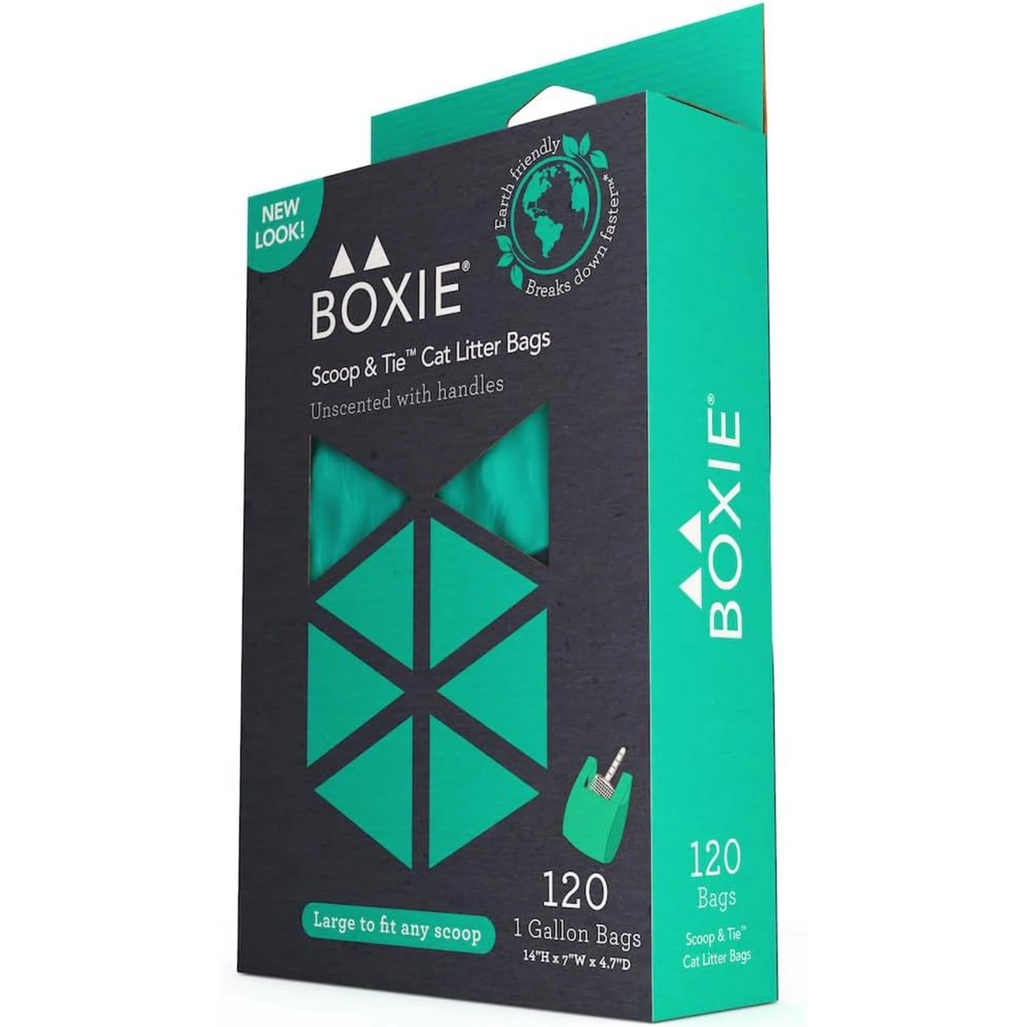 Boxiecat Scoop & Tie Cat Litter Waste Bag, 120 Count 4 Boxiecat Scoop & Tie Cat Litter Waste Bag, 120 Count - Image 2