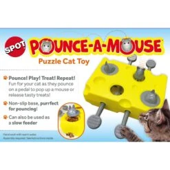 Ethical Pet Pounce A Mouse Treat Dispensing Cat Toy, Yellow 9 Ethical Pet Pounce A Mouse Treat Dispensing Cat Toy, Yellow -Pet Supplies Store 736558 PT2. AC SS1800 V1683657545