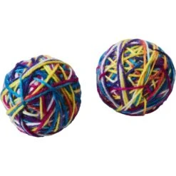 Ethical Pet Sew Much Fun Yarn Ball Cat Toy With Catnip, Multicolor -Pet Supplies Store 736758 PT2. AC SS1800 V1683815173