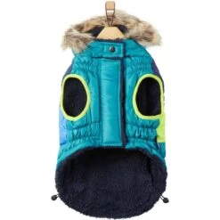 Frisco Heavy Weight Urban City Colorblock Dog & Cat Parka With Sherpa Lining -Pet Supplies Store 742262 PT4. AC SS1800 V1693234040