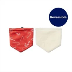Frisco Reversible Candy Cane Cozy Knit Faux Fur Dog & Cat Pullover Bandana, 1 Count 11 Frisco Reversible Candy Cane Cozy Knit Faux Fur Dog & Cat Pullover Bandana, 1 Count -Pet Supplies Store 745294 PT3. AC SS1800 V1694793502
