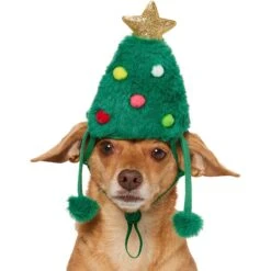 Frisco Christmas Tree Faux Fur Dog & Cat Hat 11 Frisco Christmas Tree Faux Fur Dog & Cat Hat -Pet Supplies Store 745582 PT2. AC SS1800 V1694801957