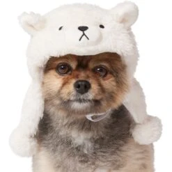 Frisco Plush Polar Bear Dog & Cat Hat 11 Frisco Plush Polar Bear Dog & Cat Hat -Pet Supplies Store 745614 PT2. AC SS1800 V1694802014