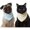 Frisco Reversible Snowflake Cozy Knit Faux Fur Dog & Cat Pullover Bandana, 1 Count -Pet Supplies Store 746630 MAIN. AC SS1800 V1694800688