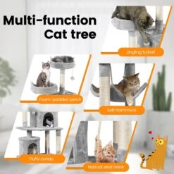 Yaheetech 70.5-inch Multi Level Sisal Cat Tree 13 Yaheetech 70.5-inch Multi Level Sisal Cat Tree -Pet Supplies Store 746934 PT3. AC SS1800 V1671647384