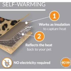 K&H Pet Products Self-Warming Cat Sack Covered Bag Warming Cat Bed, Leopard 11 K&H Pet Products Self-Warming Cat Sack Covered Bag Warming Cat Bed, Leopard -Pet Supplies Store 75116 PT2. AC SS1800 V1637626602