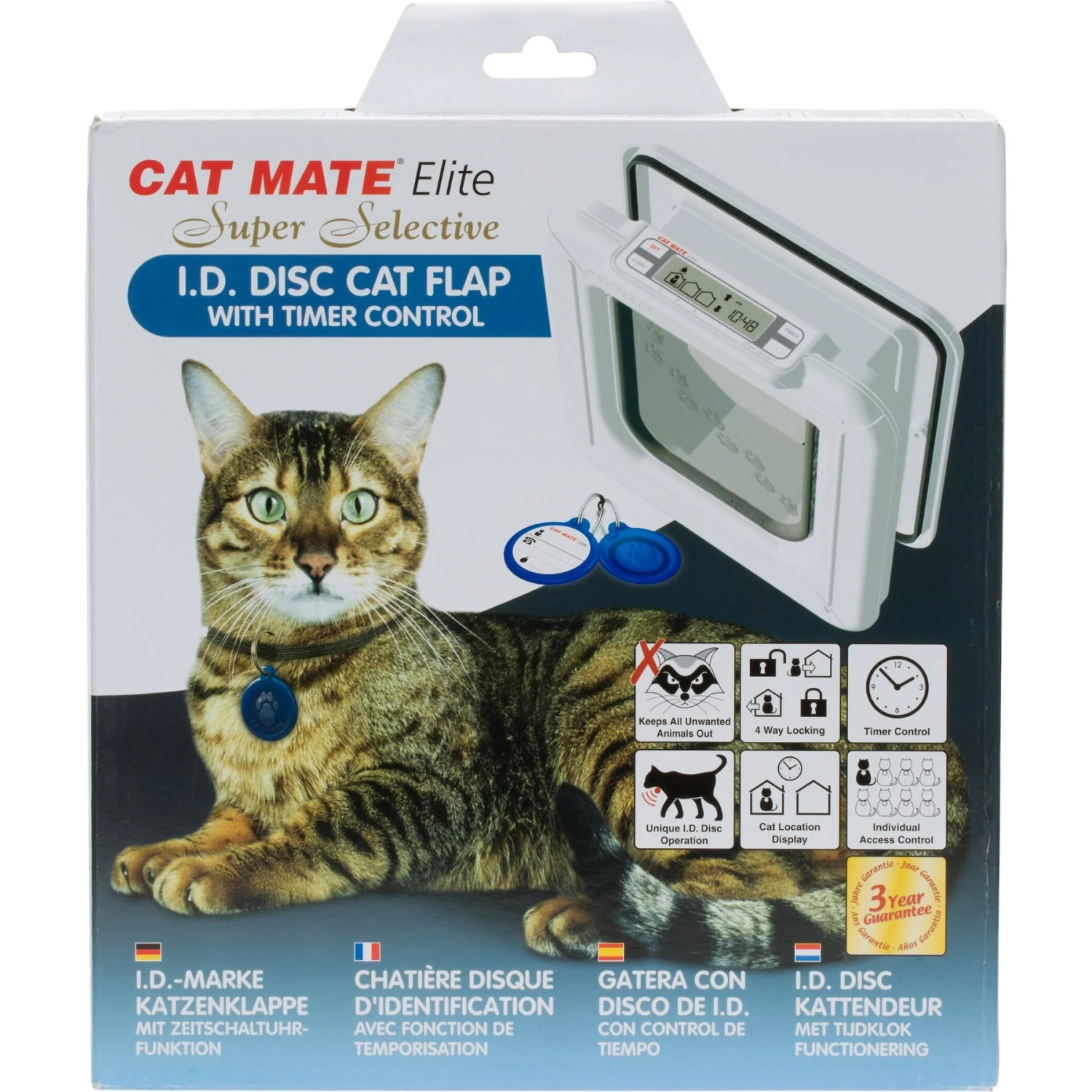 Cat Mate Elite Super Selective I.D. Disc Cat Flap 4 Cat Mate Elite Super Selective I.D. Disc Cat Flap - Image 2