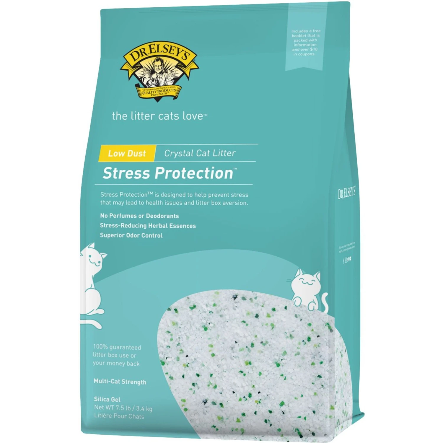 Dr. Elsey's Stress Protection Stress-Reducing Crystal Cat Litter 4 Dr. Elsey's Stress Protection Stress-Reducing Crystal Cat Litter - Image 2