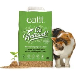 Catit Go Natural Wood Clumping Cat Litter, 6.4-lb Bag 8 Catit Go Natural Wood Clumping Cat Litter, 6.4-lb Bag -Pet Supplies Store 756086 PT2. AC SS1800 V1673625871