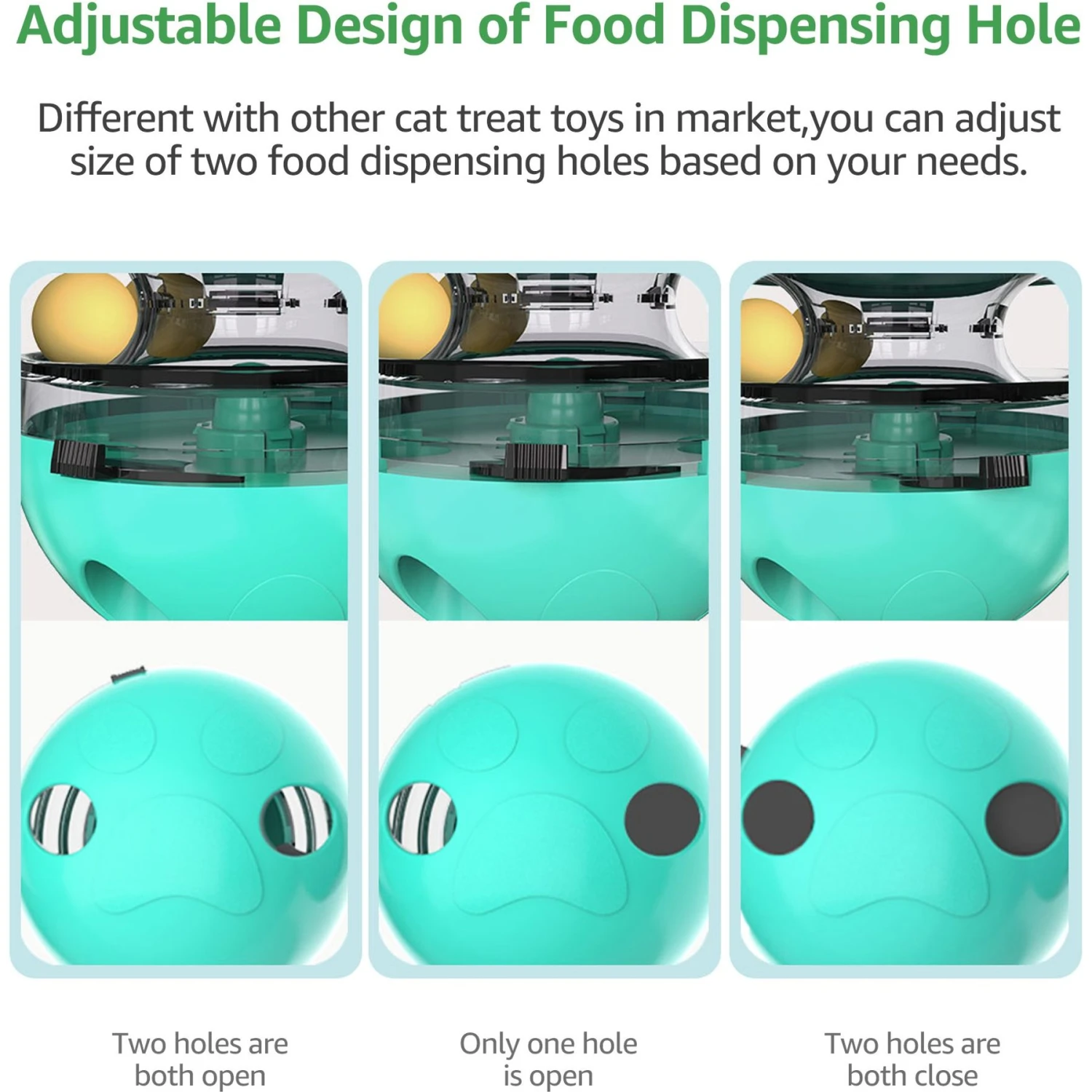 Shele Tumbler Interactive Cat Toy, Turquoise 8 Shele Tumbler Interactive Cat Toy, Turquoise - Image 6