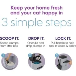 Litter Genie Plus Cat Litter Disposal System -Pet Supplies Store 780782 PT4. AC SS1800 V1684608356