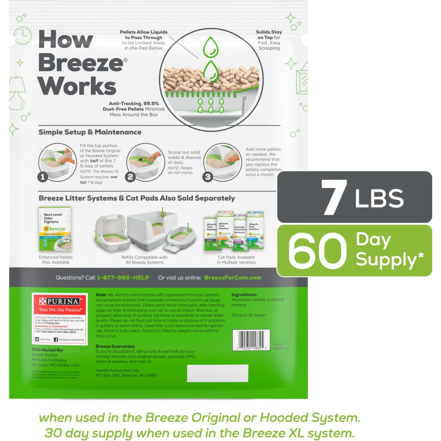 Tidy Cats Breeze Cat Litter Pellets Refill 4 Tidy Cats Breeze Cat Litter Pellets Refill - Image 2