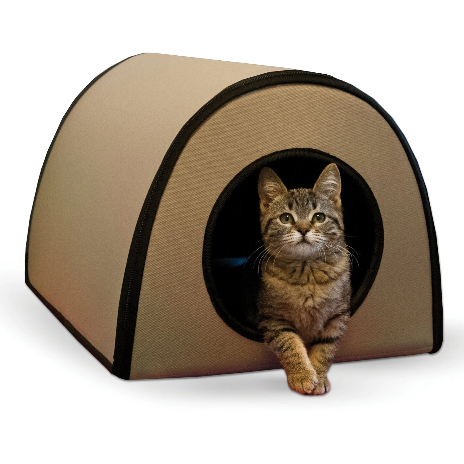 K&H Pet Products Thermo Mod Cat Shelter Weatherproof Outdoor Heated Cat House 3 K&H Pet Products Thermo Mod Cat Shelter Weatherproof Outdoor Heated Cat House