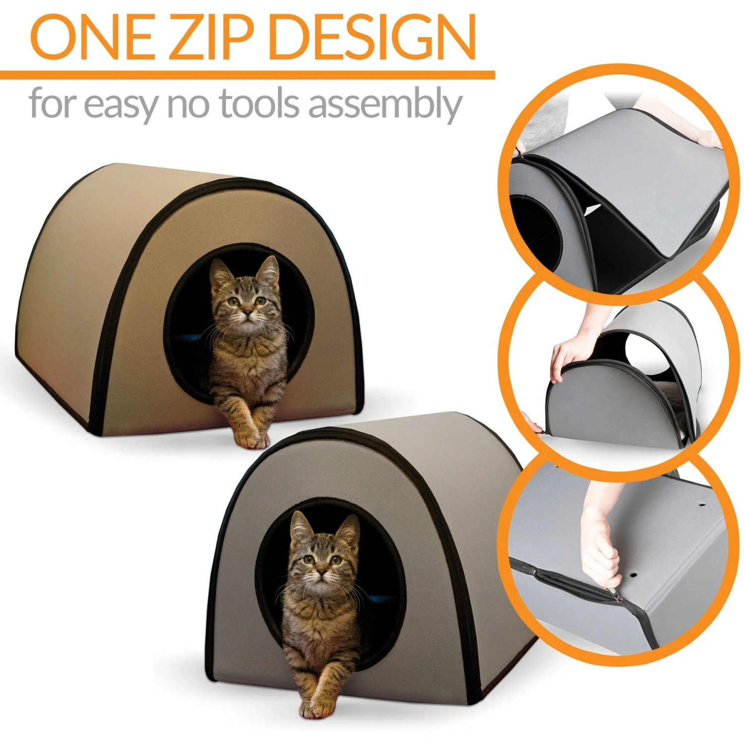 K&H Pet Products Thermo Mod Cat Shelter Weatherproof Outdoor Heated Cat House 5 K&H Pet Products Thermo Mod Cat Shelter Weatherproof Outdoor Heated Cat House - Image 3