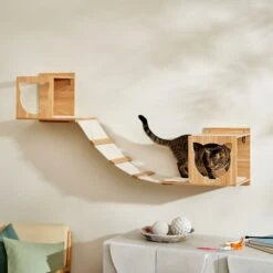 Frisco Cushioned Wall Mounted Cat Wall Shelf & Frisco Cat Silhouette With Bridge Wall Mounted Cat Wall Shelves 16 Frisco Cushioned Wall Mounted Cat Wall Shelf & Frisco Cat Silhouette With Bridge Wall Mounted Cat Wall Shelves -Pet Supplies Store 785550 PT5. AC SS1800 V1677600274