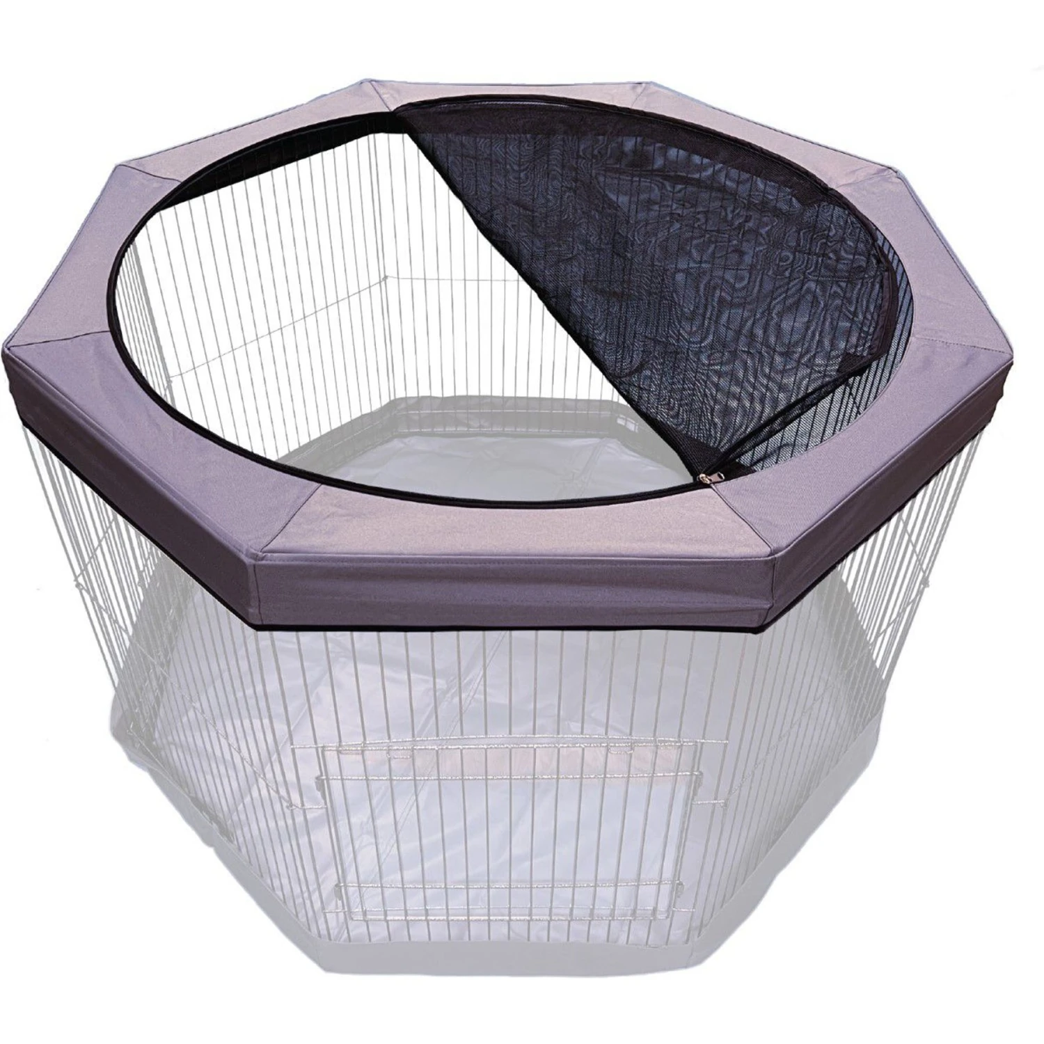 Marshall Skylight Cat & Small-Pet Playpen Cover, Gray, Medium 3 Marshall Skylight Cat & Small-Pet Playpen Cover, Gray, Medium